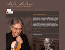 Tablet Screenshot of davidsviolin.com